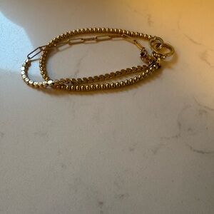Gorjana Gold Beaded Bracelet bundle